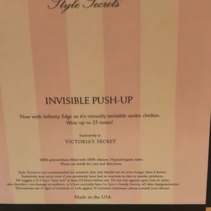 Victoria Secret invisible push-up size B new